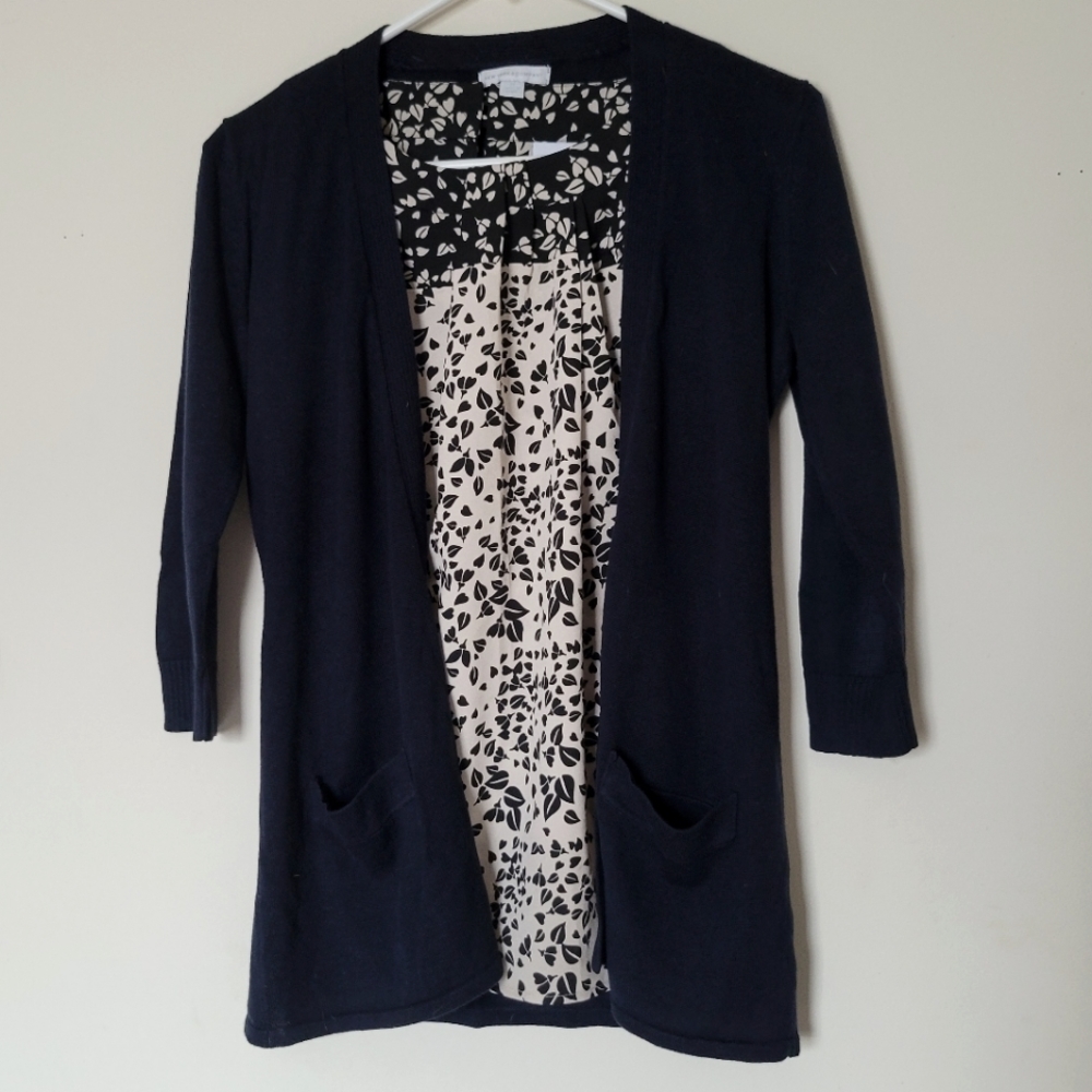 Navy cardi